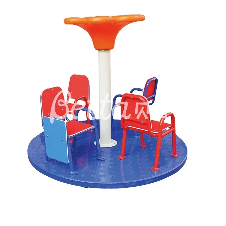 New design garden park 4 kids roundabout play set