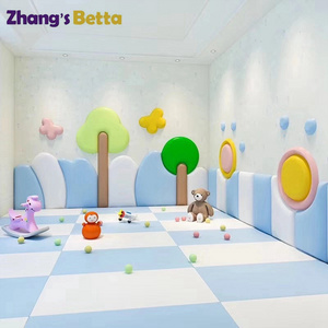 Betta play Collision avoidance eco-friendly soft wall padding for indoor playground for bedroom soft wall panels for bedroom