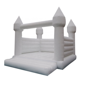 Commercial hot sale jumping wedding white inflatable bouncy house castle