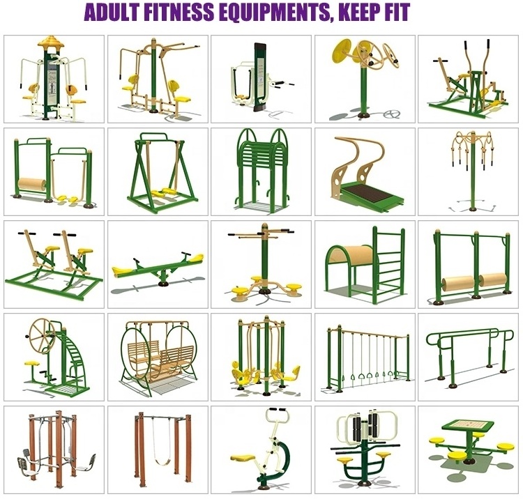 China Outdoor Gym Cheap Adults Outdoor Fitness Equipment Used Park Steel Outdoor Fitness Equipment