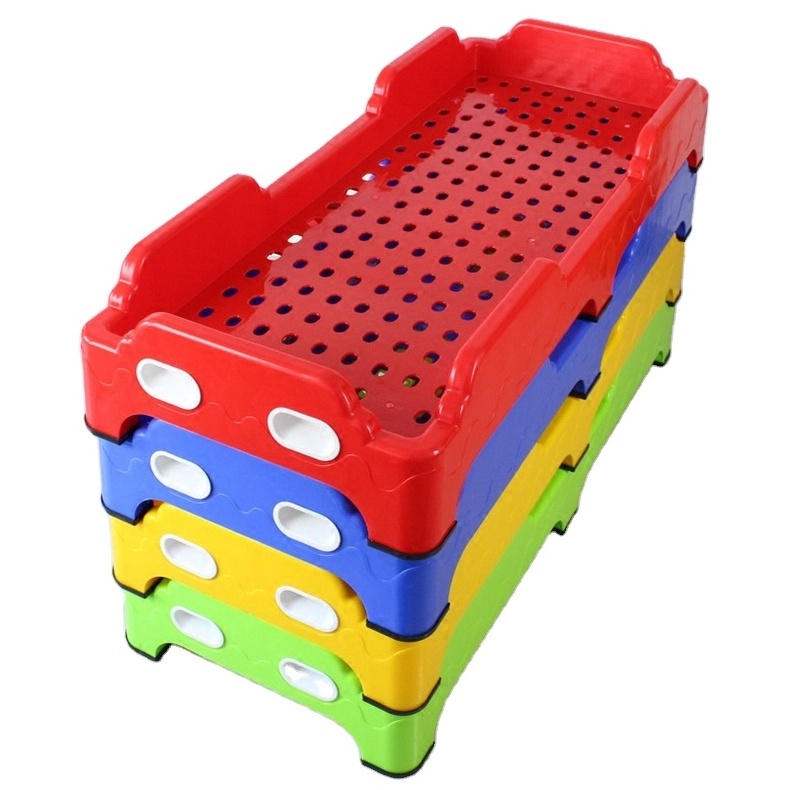 plastic children's bed for kindergarten daycare furniture