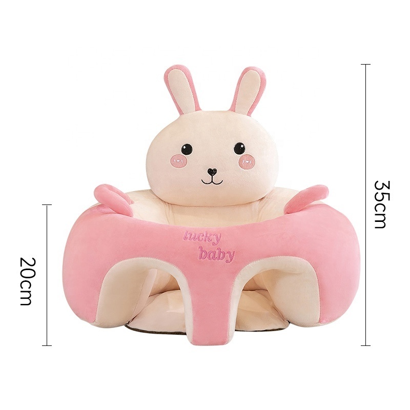 Wholesale Custom Plush Infant Feed Sofa Lion Stuffed Baby Learn to Seat Support Child Sofa Newborn Sitting  Sofa Baby Products