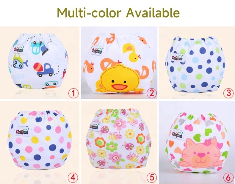 OEM baby organic cotton cloth diapers reusable washable customize newborn diapers reusable cloth diaper for babies baby nappies