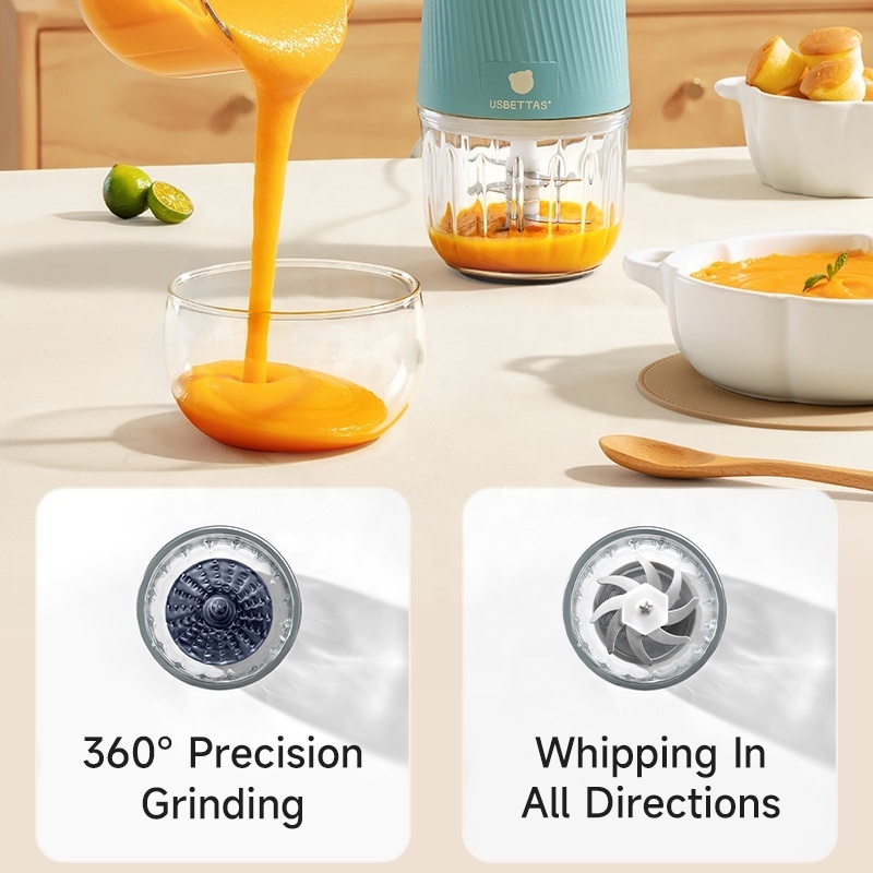 Multifunction Electric Mixer 300ml High Borosilicon Glass Blender Baby Supplement Food Processor Baby Products