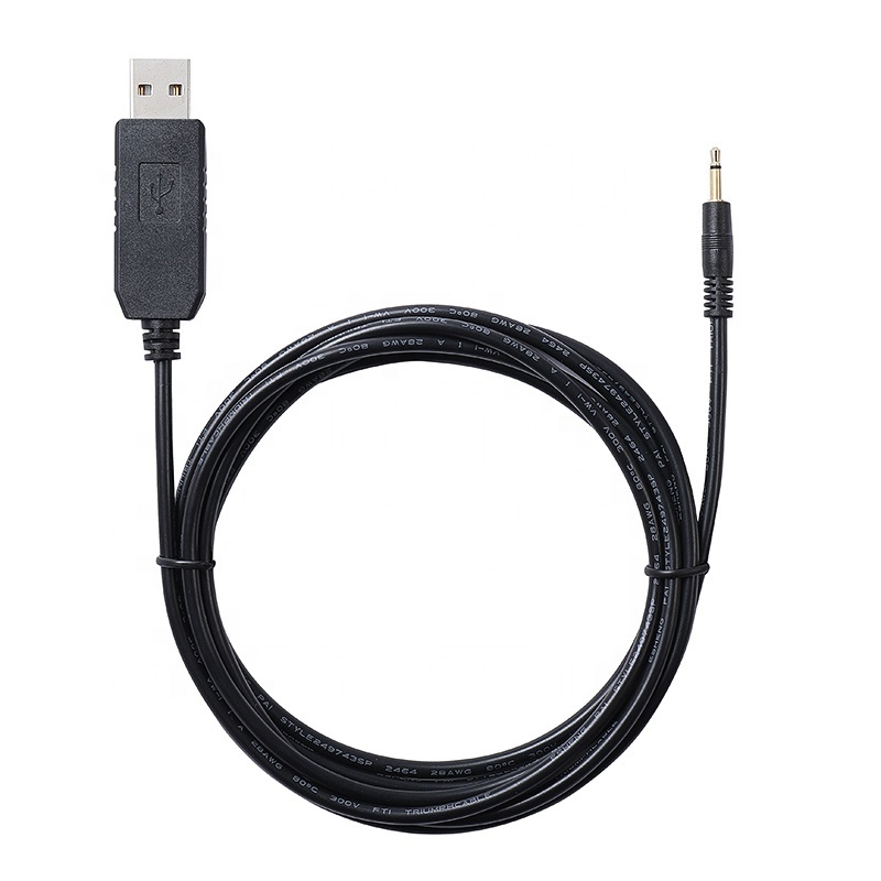 Prolific PL2303 USB Serial Uart TTL 3.3V to 2.5mm 2 Pole Mono Jack Programming Cable