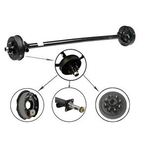 Atv trailer axle kits best selling trailer axle with brake in stock axle trailer