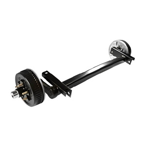 Trailer axle with electric brake rubber bar torsion axles support customization trailer torsion axle