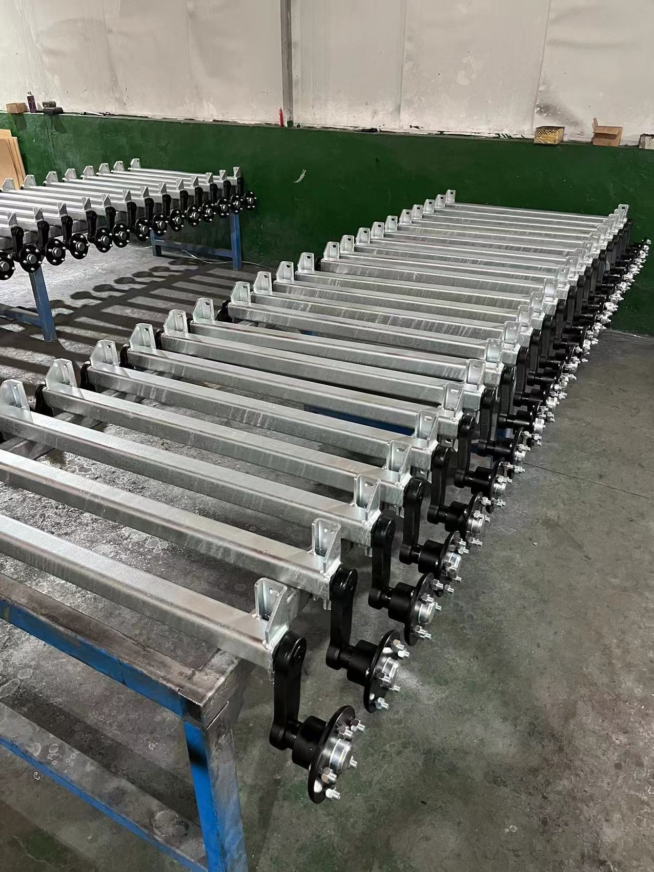 Trailer axle with electric brake rubber bar torsion axles support customization trailer torsion axle