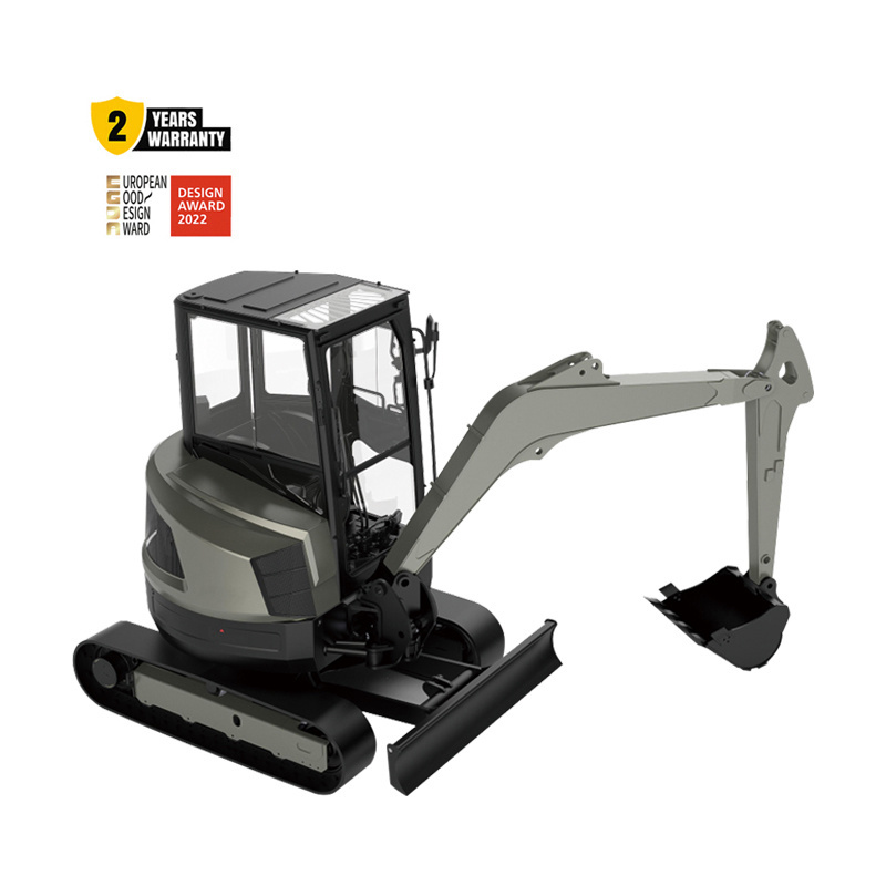 Boleo New Design Small Mini Excavators Machine 3 T 4 T 5 T Crawler Bagger Digger 4 Ton Compact Excavator