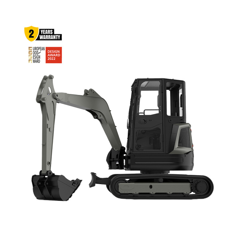 Boleo New Design Small Mini Excavators Machine 3 T 4 T 5 T Crawler Bagger Digger 4 Ton Compact Excavator