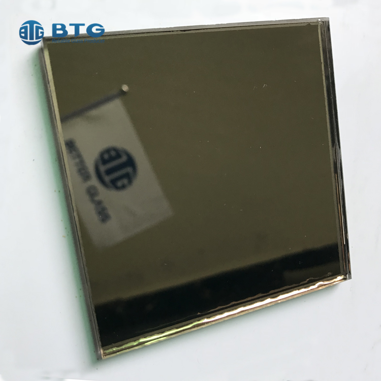 Wholesale large sheet 6mm 8mm tempered bronze tinted mirror glass price