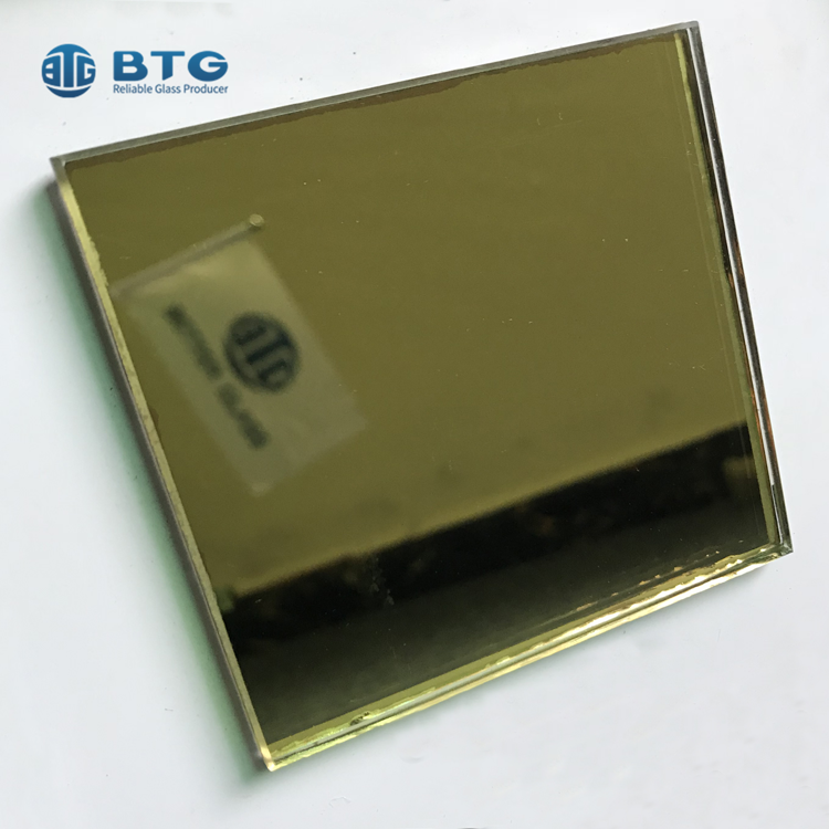 Wholesale large sheet 6mm 8mm tempered bronze tinted mirror glass price