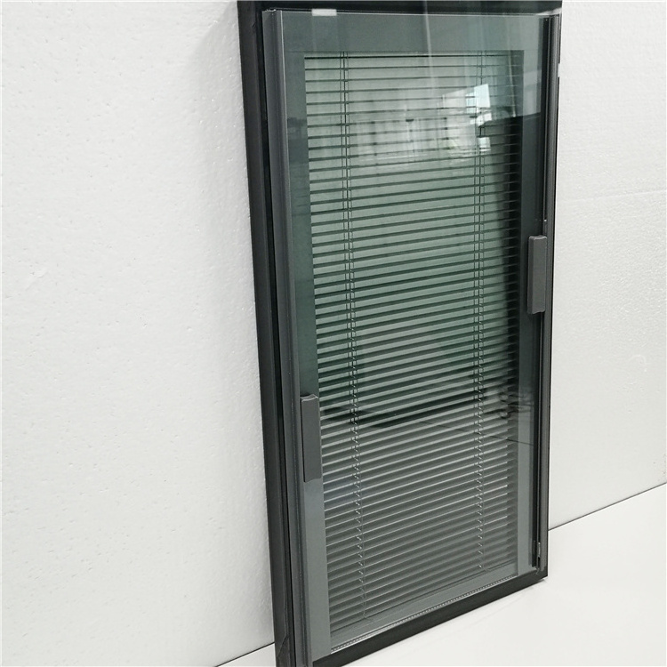 BTG Door Blade Low e Sliding Blind Double Roller Shutter Glass Louvre Windows