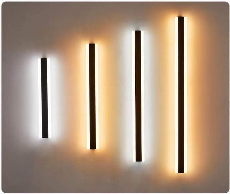 Outdoor Wall Light 30-240cm Long Strip Wall Mounted IP65 Waterproof Garden LED Wall Lamp Lights in Outside