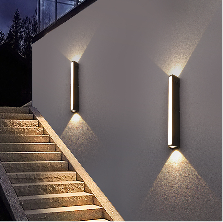 Waterproof IP65 Garden Linear Long Strip Wall Sconce Outdoor lighting fixture Led Wall Lamps LED Outdoor Wall Lights