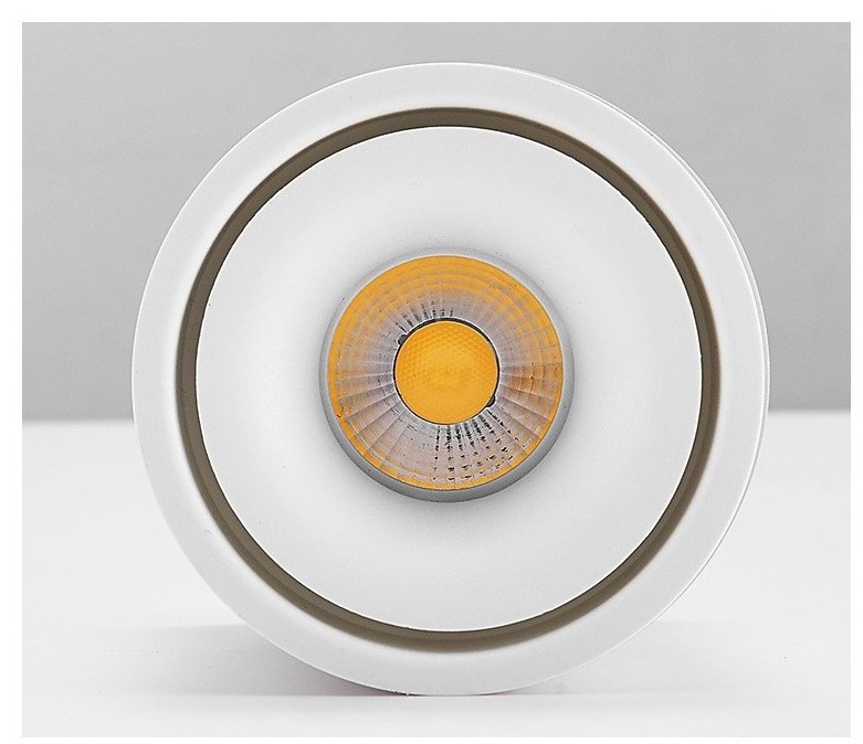 Track Surface mounted foldable cylinder downlight 10W 20W 30W 360 degree adjustable rotatable cob ceiling spot light