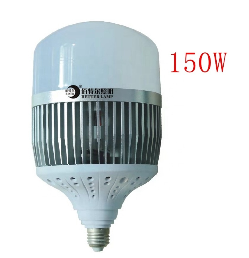 High Lumen T Shape E27 E40 B22 White Warm Yellow aluminum Led Light Bulbs 30W 50w 100w 150w 200w led lamp