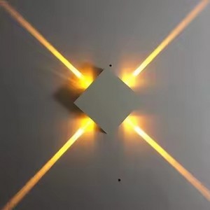 Modern Simple Creative Hotel Corridor KTV Square Round LED Creative Wall Lamp Indoor Effect Light