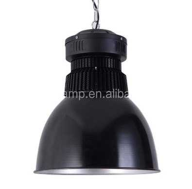 High quality led commercial industrial hi bay lights black 100W 150W 200W pendant lighting for high ceilings