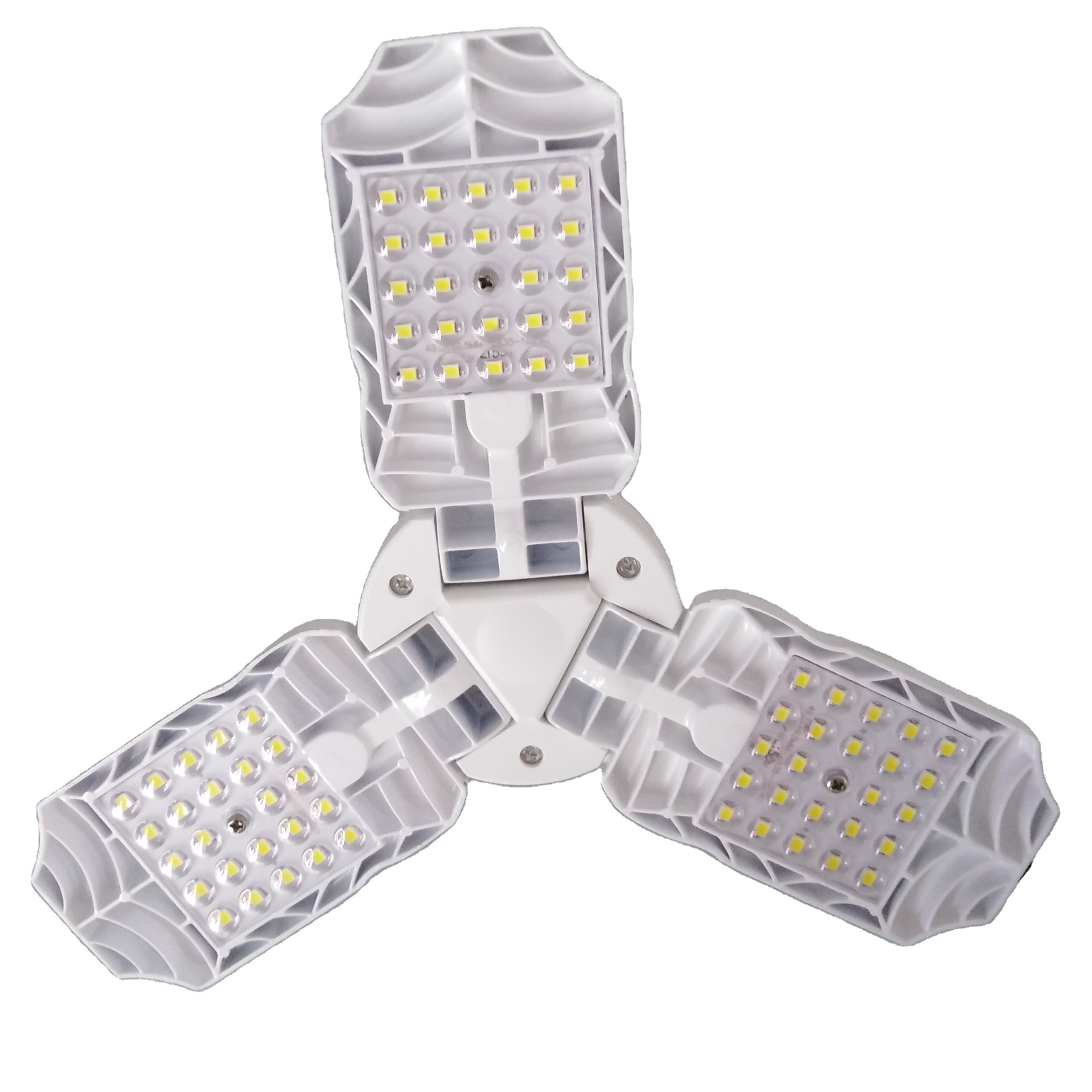 Super Bright led lamp warehouse garage light E27 E40 75W 100W leaf blade foldable led bulb