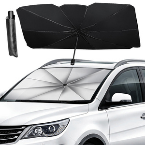 Car Interior Accessory Foldable Car Windshield Sun Shade Umbrella UV Protection Heat Insulation Parasol Auto Front Window Cover