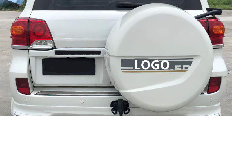 Tail Emblem Car Rear Spare Tire Cover Sticker Body Sticker For Toyota Land Cruiser 2008-2015