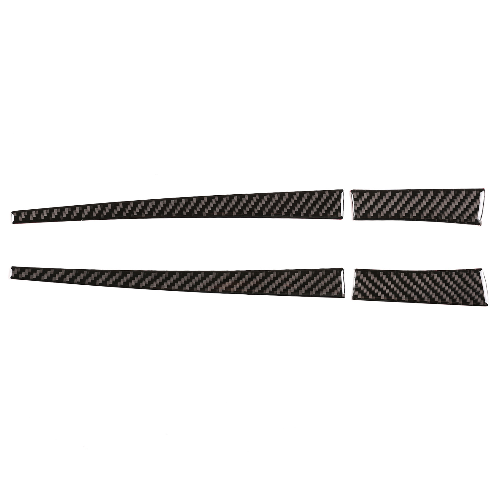 Soft Carbon Fiber Style Rearview Mirror Strip Trim Sticker Fit For Toyota Hilux 2015-2022 Auto Exterior Accessories