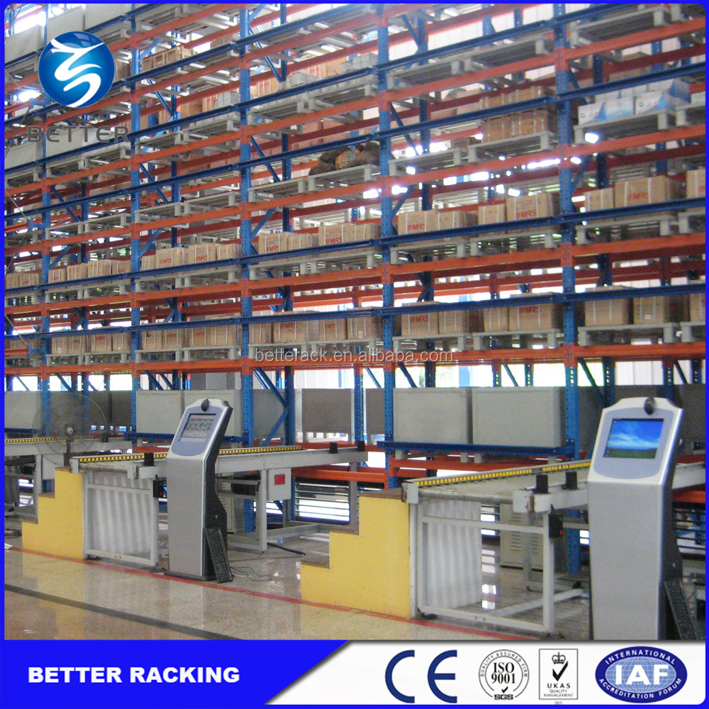 Industrial ASRS Pallet Unit Automatic Storage Retrieval System Shelving Shelves Garage Warehouse Rack