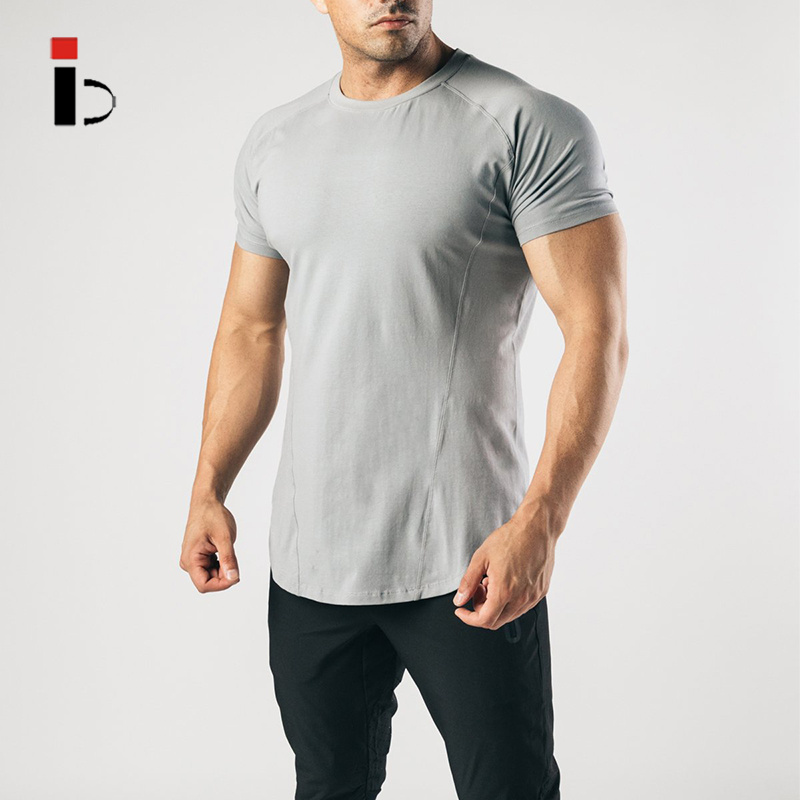 Men Fitness clothing activewear breathable quick dry custom printing bamboo t shirts