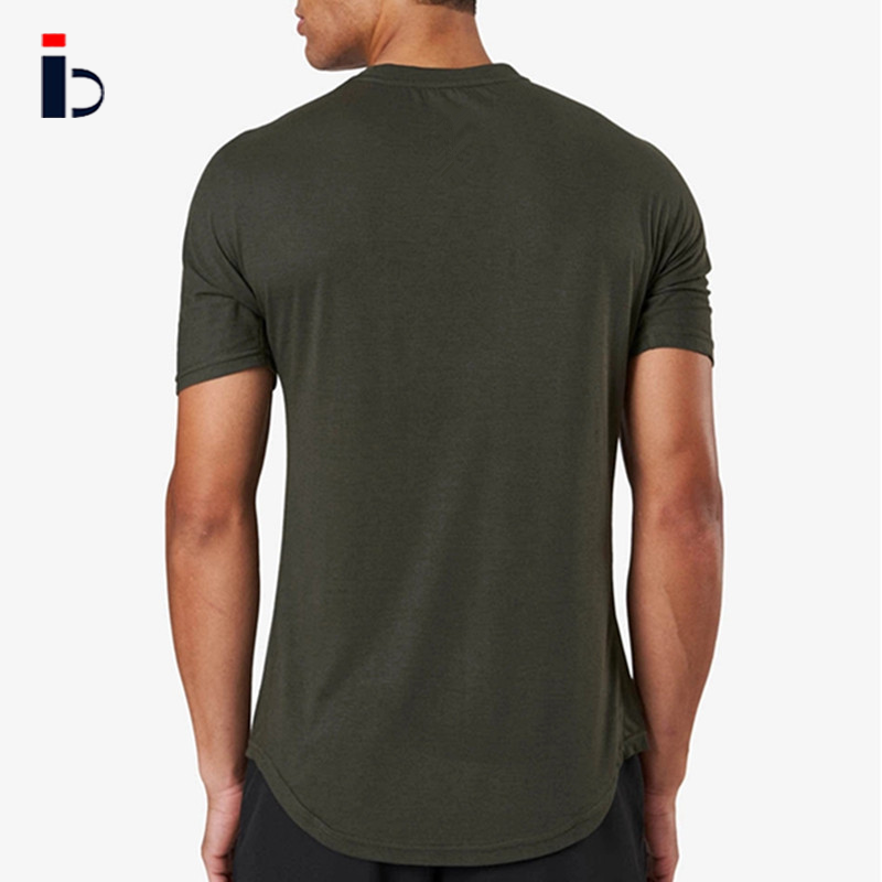 High Quality Wholesale Round Neckline Men 90 Polyester 10 Spandex Men Gym's T Shirt