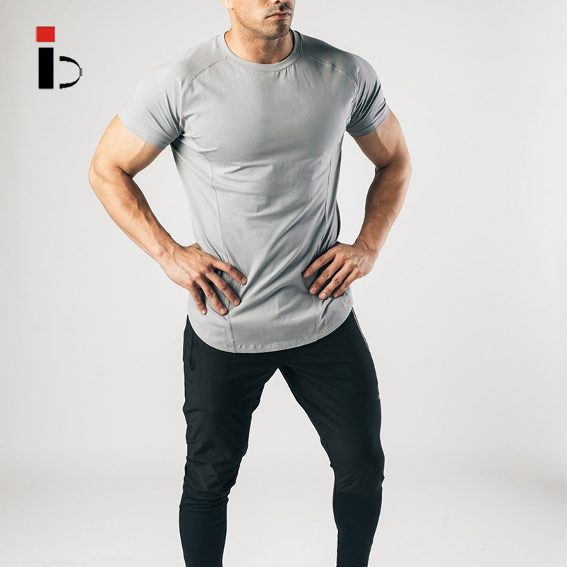 Men Fitness clothing activewear breathable quick dry custom printing bamboo t shirts