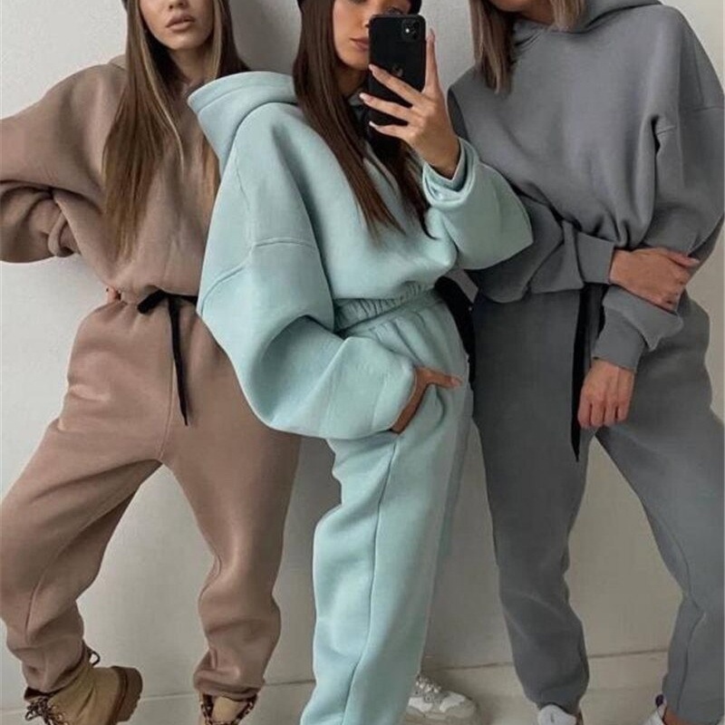 Custom Unisex Heavyweight Casual Sport Luxury Blank Oversized Tracksuits for Women