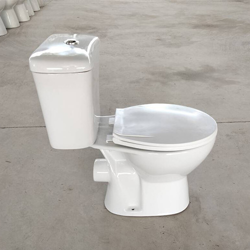 Washdown Bathroom Floor Mounted Toilet Ghana Wc Toilet Africa Wc Two Piece Toilet for Sale Ceramic China White Color