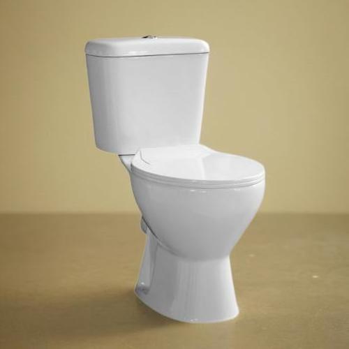 Washdown Bathroom Floor Mounted Toilet Ghana Wc Toilet Africa Wc Two Piece Toilet for Sale Ceramic China White Color