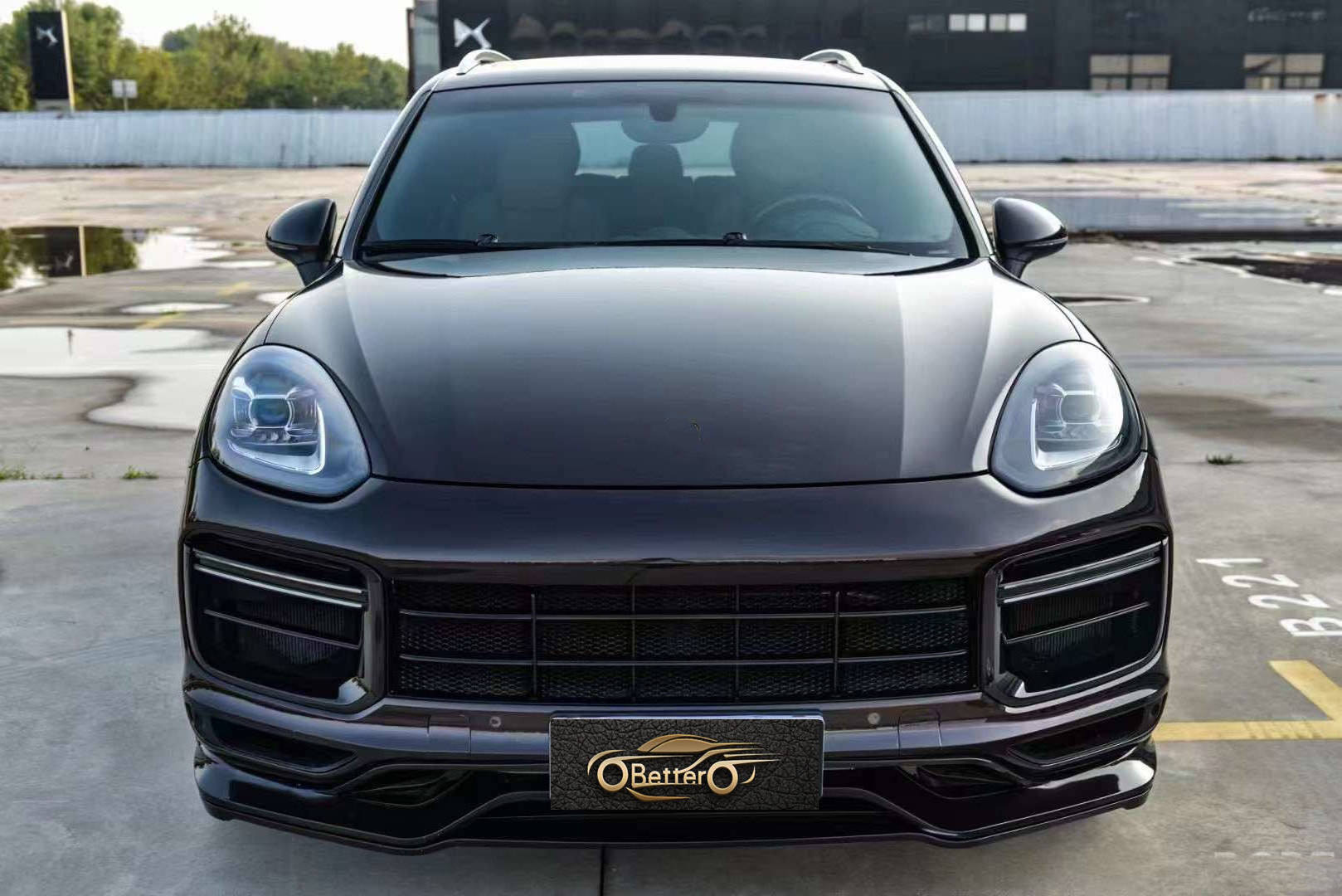 BTC High Quality car bodykit for Porsche Cayenne 958 To turbo+ GTS Style front bumper side skirts rear diffuser 2015-17