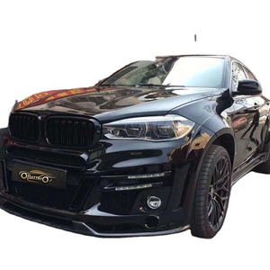 BTC High Quality Car Wide body kit For BMW X6 X6M F16 update to LUMA Style Front rear bumper hood With 4 output central Exhaust