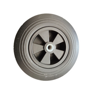 High Quality 8 inches 8" Rubber Wheel Solid Power Tire for Trolley