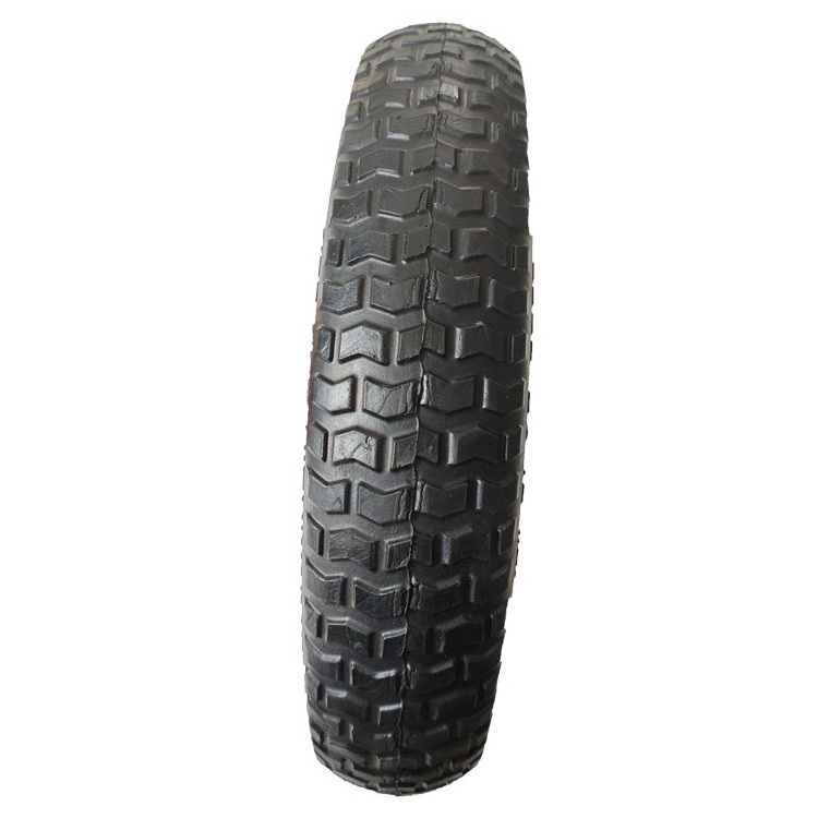 Heavy Duty Wheelbarrow 15 inch Flat Free Rubber Foam Tire with Steel Wheel