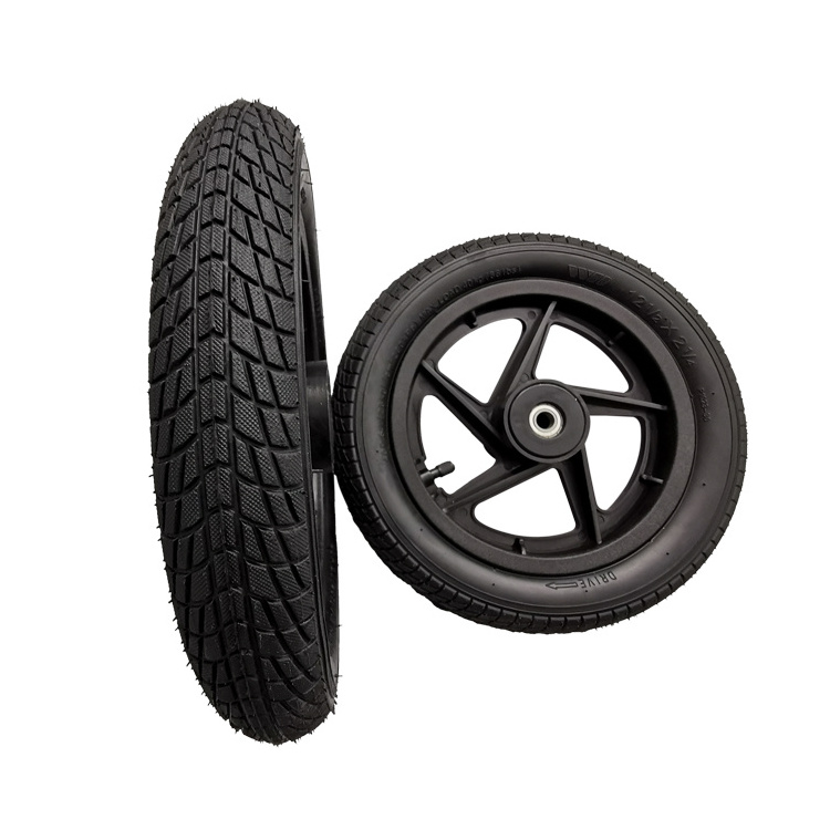 High Quality 12 inch Wheel Inflatable Pneumatic Rubber Tires for Trolleys Barrow Hand Truck