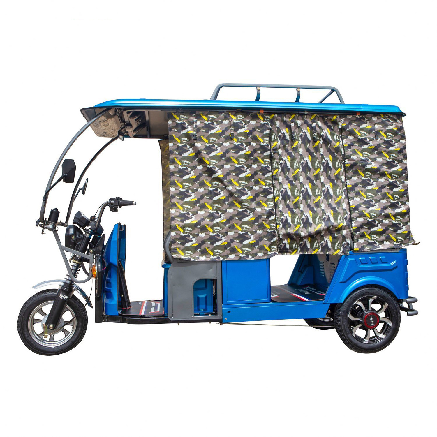 Passenger 4-5 Electric Rickshaw India Bajaj Auto electric passenger tricycle