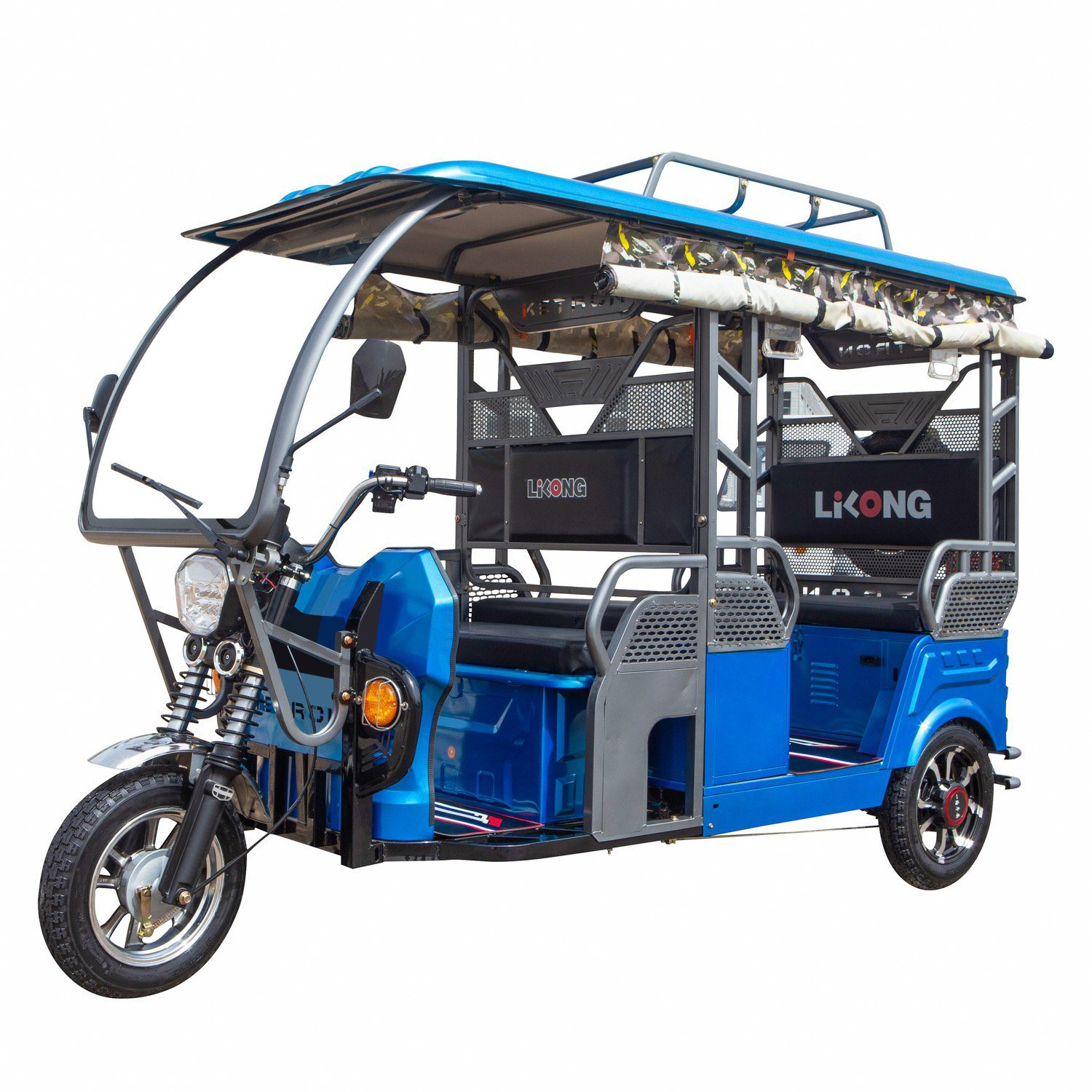 Passenger 4-5 Electric Rickshaw India Bajaj Auto electric passenger tricycle