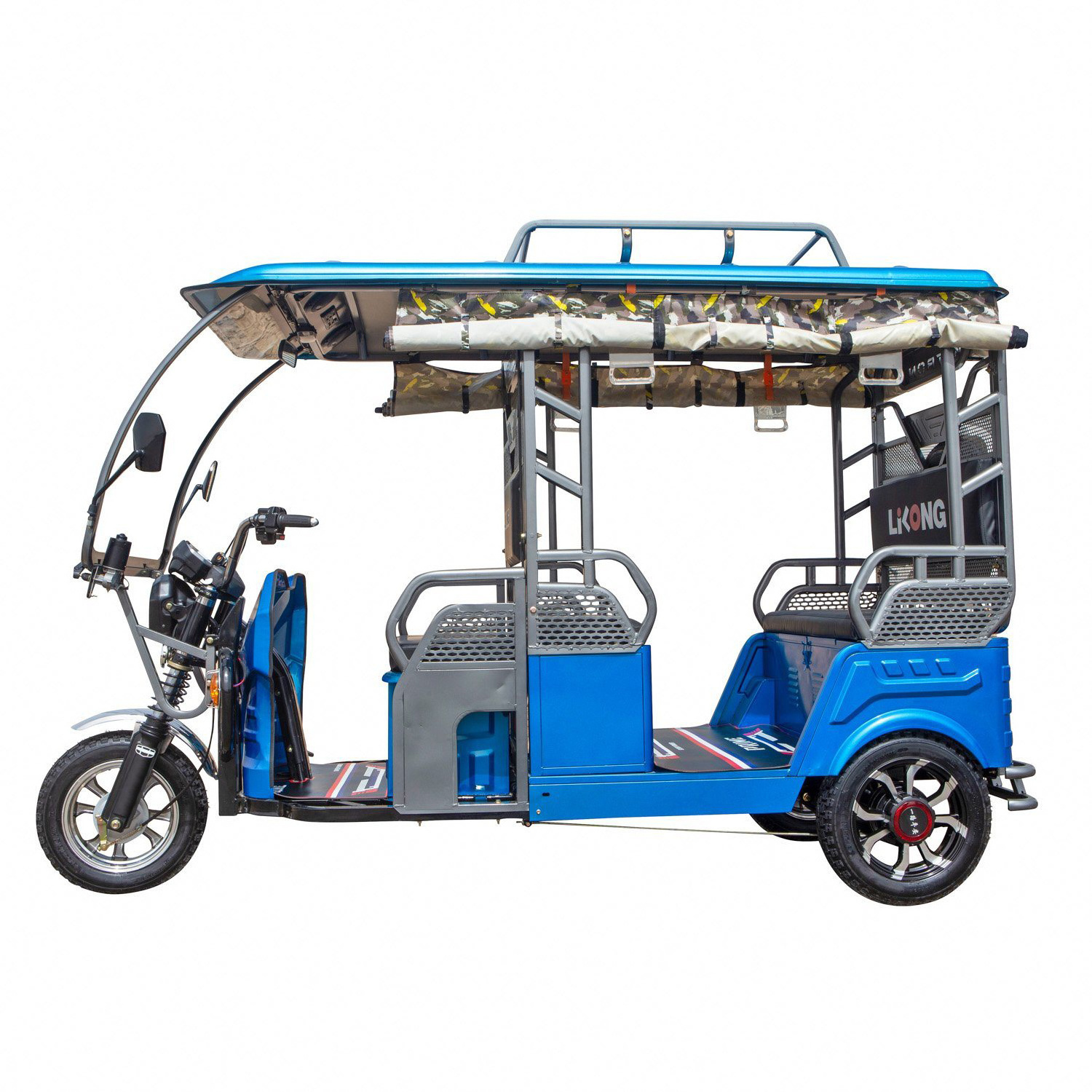 Passenger 4-5 Electric Rickshaw India Bajaj Auto electric passenger tricycle