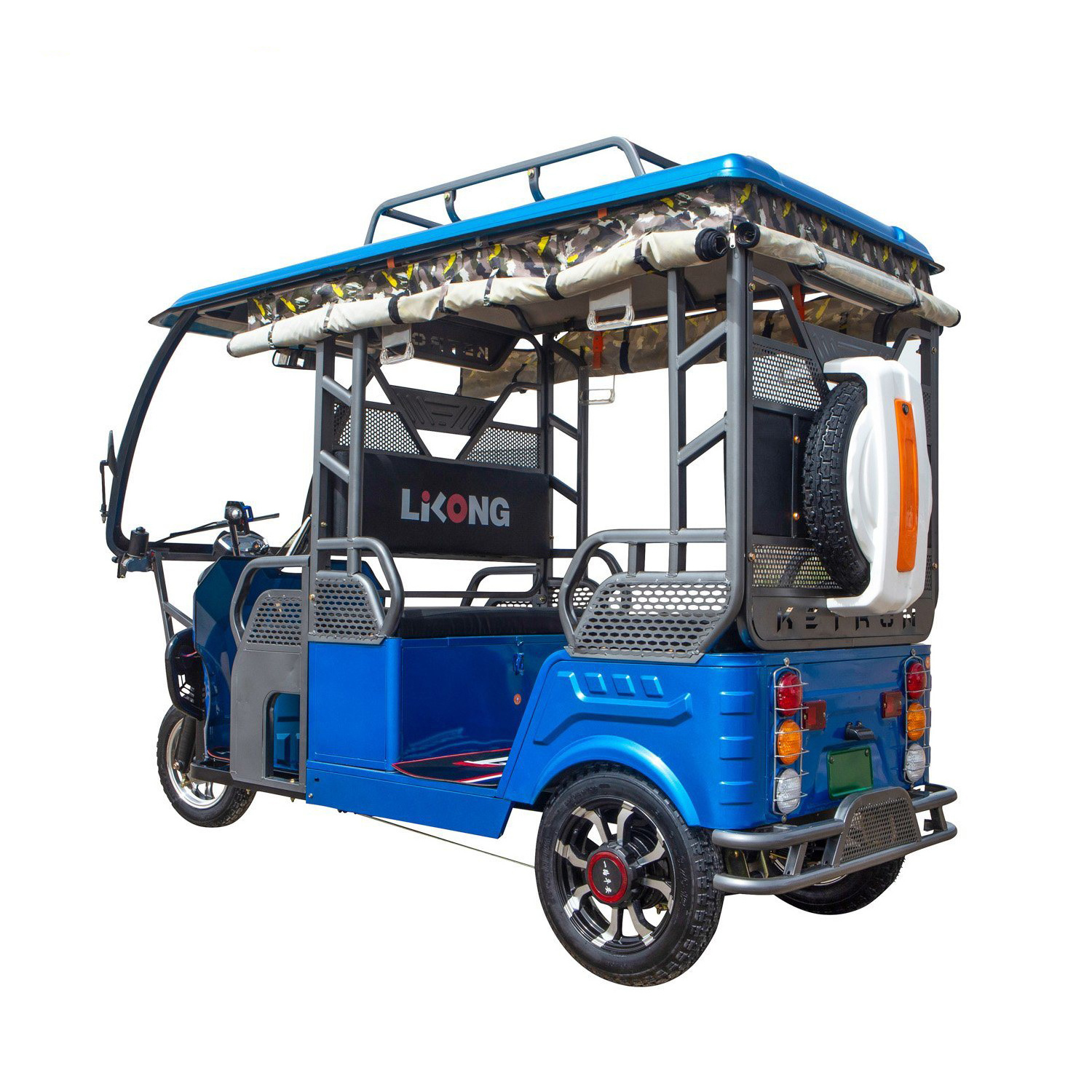 Passenger 4-5 Electric Rickshaw India Bajaj Auto electric passenger tricycle