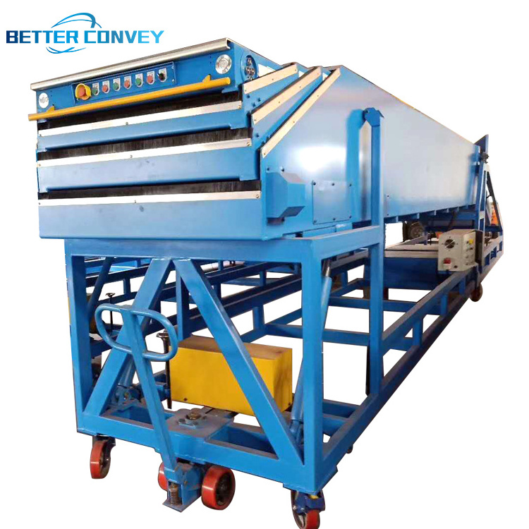 Customized Mobile Truck Loading Unloading Flexible Belt Conveyor