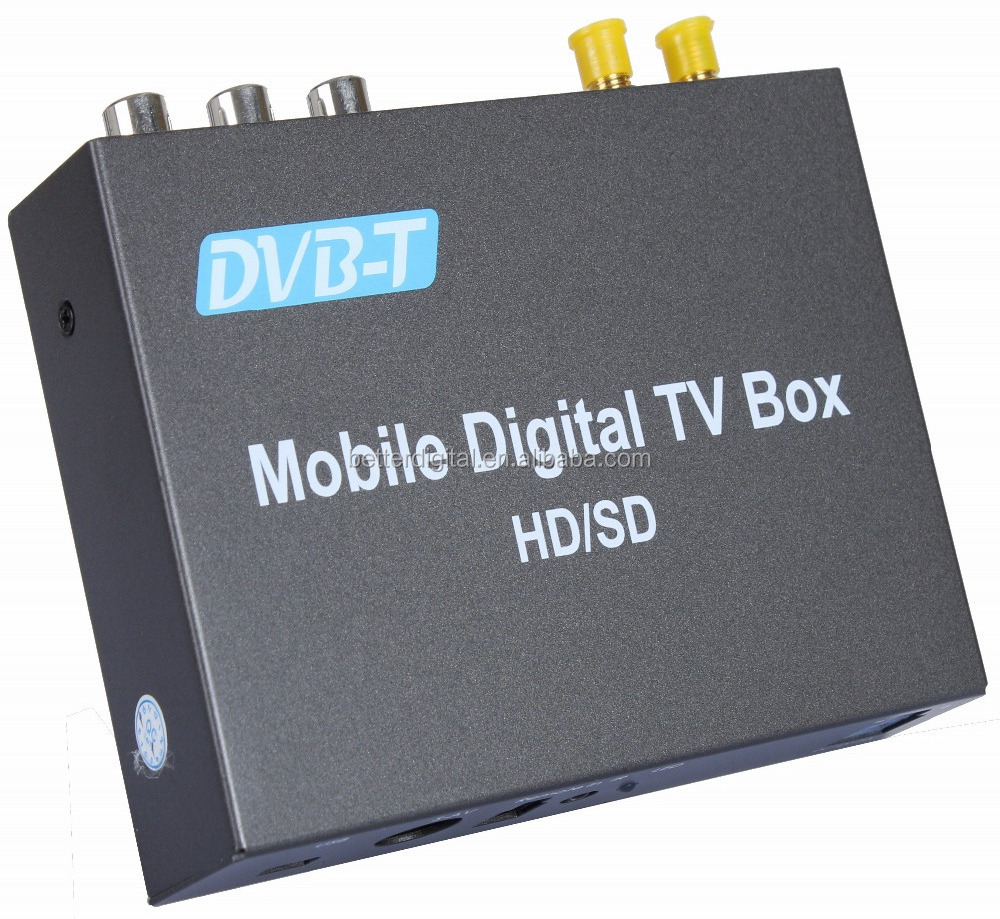 Car digital tv receiver with HD 1080P MPEG-4 H.264