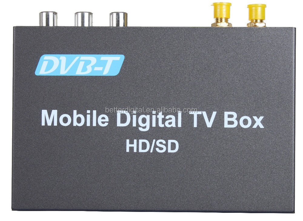 Car digital tv receiver with HD 1080P MPEG-4 H.264