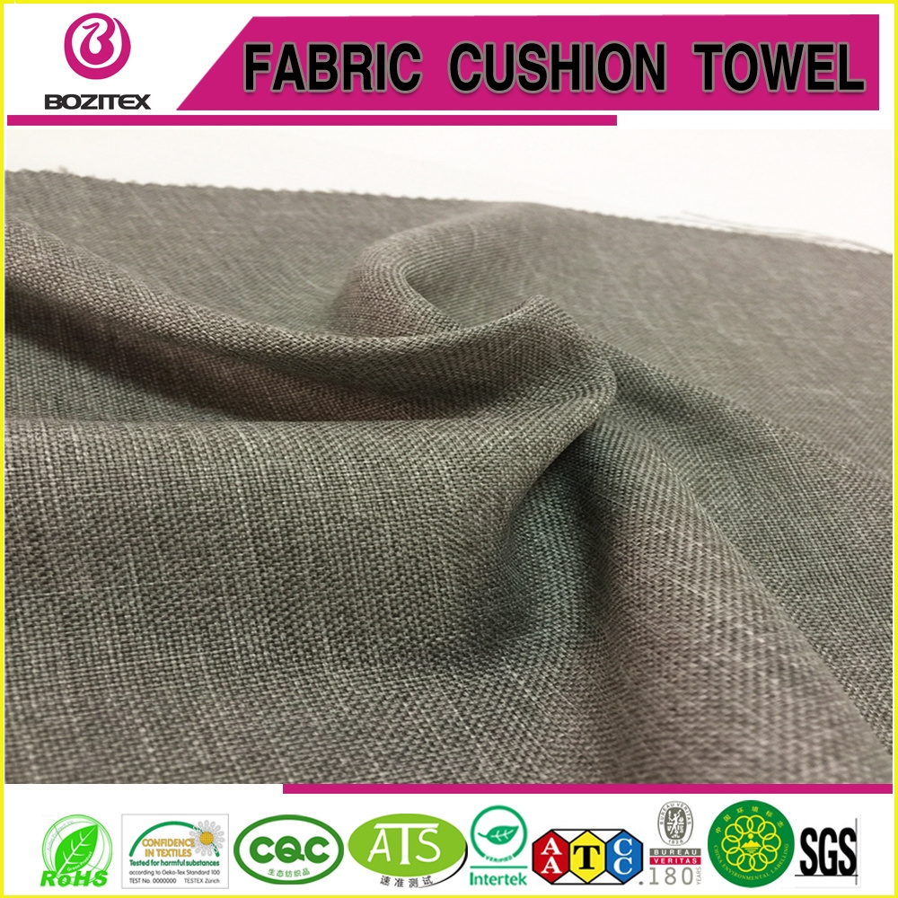 Wholesale custom cheap price bamboo linen sofa fabric for industry