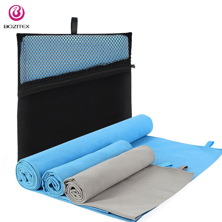 Outdoor Sports Microfiber Towels / Ultra Compact Absorbent Fast Drying Travel Towels / Swimming Yoga Hand Bath Towel Set