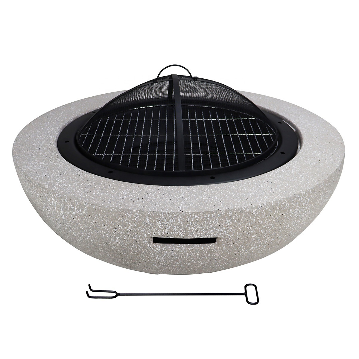 China Factories 36 Inch Wood Burning Garden Fire Pit High Quality Wood Charcoal Burn BBQ Brazier Cooking Pot for Keep Warm