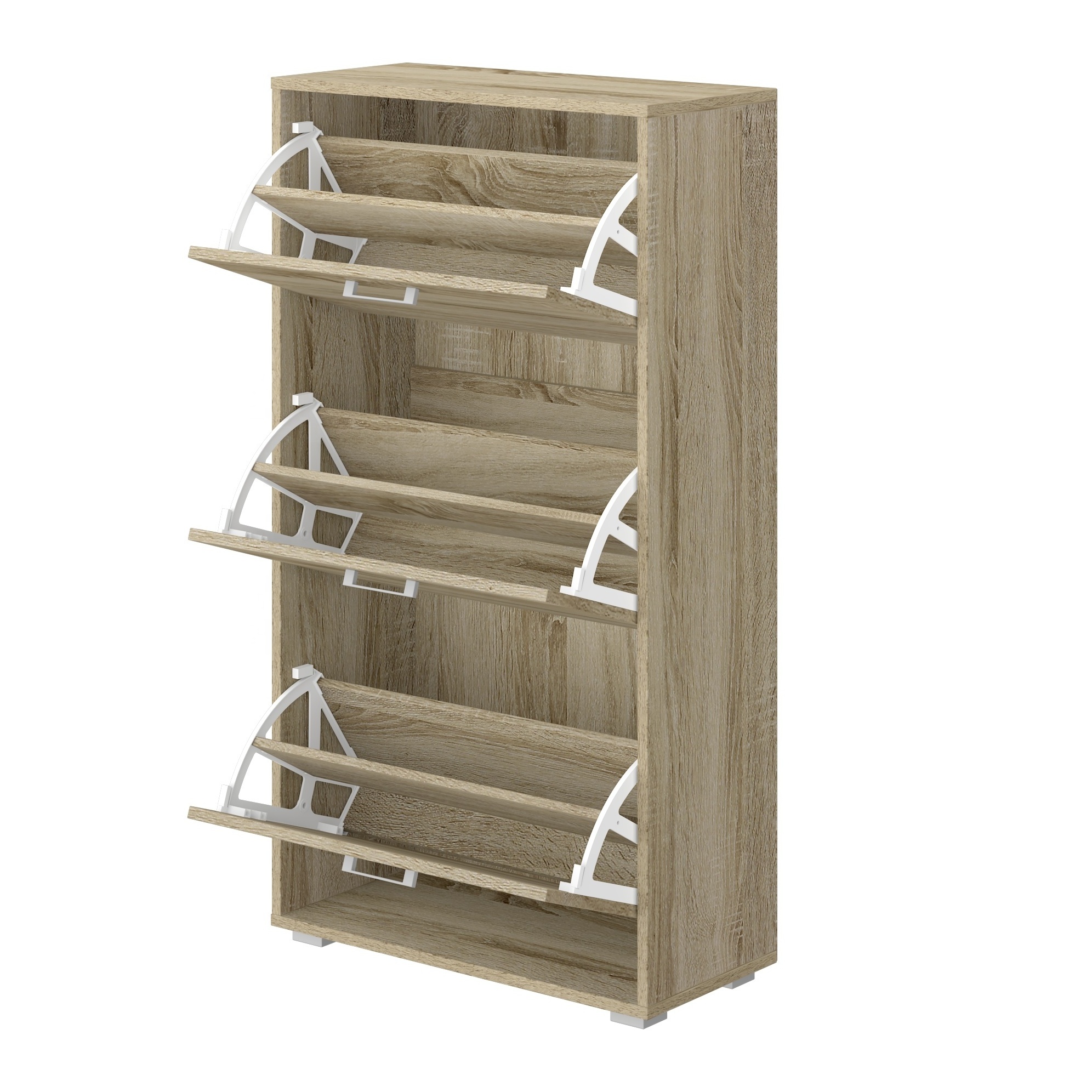 Modern Shoe Rack Cabinet 3 tier shoe cabinet ayakkabilik wooden shoe rack with storage drawer organizador de zapatos